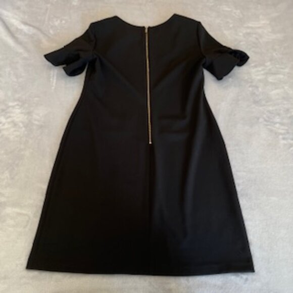 Tommy Hilfiger Women's Ruffle Sleeve Black Dress - Picture 9 of 13